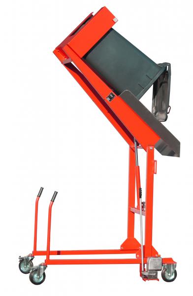 Bauer Mülltonnen-Kippstation MKS-F, lackiert